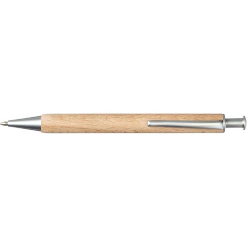 Kugelschreiber aus Buchenholz Marissa (Art.-Nr. CA489646) - Kugelschreiber aus Buchenholz, mit...
