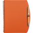 Notizbuch aus Kunststoff Solana (orange) (Art.-Nr. CA510723)