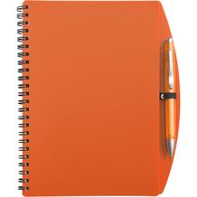 Notizbuch aus Kunststoff Solana (orange) (Art.-Nr. CA510723)