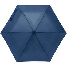 Regenschirm aus Pongee-Seide Allegra (blau) (Art.-Nr. CA511277)