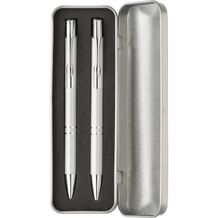 Stifte-Set aus Aluminium Zahir (silber) (Art.-Nr. CA512526)