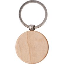 Schlüsselanhänger 'Woody 1' aus Holz (Braun) (Art.-Nr. CA513539)