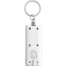 Schlüsselanhänger 'Key Largo' aus Kunststoff (weiß) (Art.-Nr. CA526242)