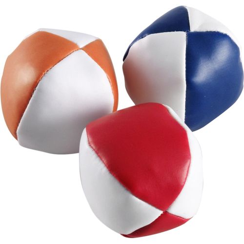 Jonglierbälle aus Kunstleder Amiya (Art.-Nr. CA546092) - Jonglierball-Set aus Kunstleder im...