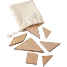 Natürliches Holz-Tangram-Puzzle Ulrike (Braun) (Art.-Nr. CA559550)