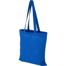 Einkaufstasche aus recycelter Baumwolle (120 g/m²) Cassiopeia (blau) (Art.-Nr. CA565197)
