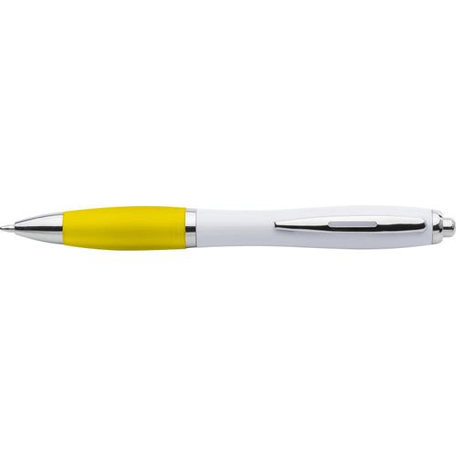 Kugelschreiber aus Kunststoff Swansea (Art.-Nr. CA566175) - Kugelschreiber aus Kunststoff, Metall-Cl...