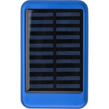 Aluminium Solar Powerbank Drew (blau) (Art.-Nr. CA572924)