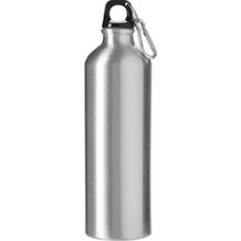 Trinkflasche(750 ml) aus Aluminium Gio (silber) (Art.-Nr. CA585705)