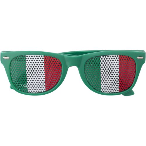 Fan Sonnenbrille aus Plexiglas Lexi (Art.-Nr. CA592741) - Plexiglas-Sonnenbrille mit UV400-Schutz...