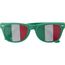 Fan Sonnenbrille aus Plexiglas Lexi (grün/weiß) (Art.-Nr. CA592741)