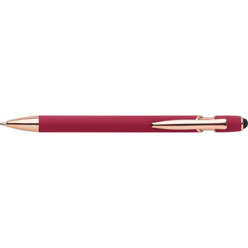 Aluminium-Kugelschreiber Anthony (Art.-Nr. CA601111) - Kugelschreiber aus Aluminium mit roségo...