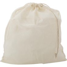 Set aus drei wiederverwendbaren Taschen aus Baumwollgewebe Adele (khaki) (Art.-Nr. CA603214)