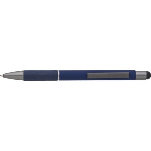 Aluminium-Kugelschreiber Jett (Art.-Nr. CA605396) - Aluminiumkugelschreiber mit Details aus...
