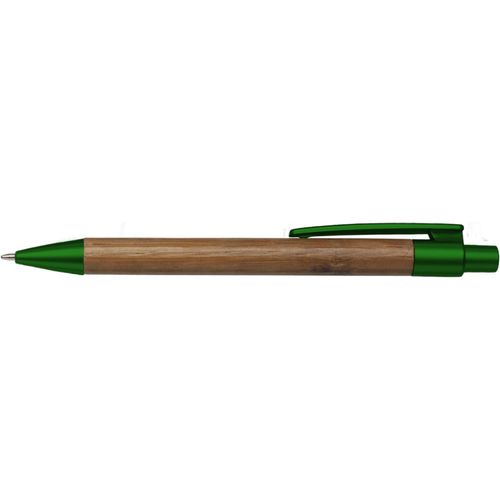 Kugelschreiber aus Bambus Lacey (Art.-Nr. CA626060) - Kugelschreiber aus Bambus, mit Applikati...