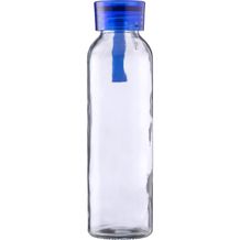 Glas-Trinkflasche (500 ml) Anouk (hellblau) (Art.-Nr. CA626552)