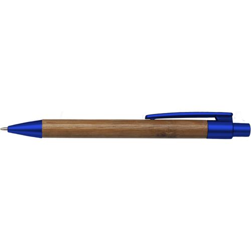Kugelschreiber aus Bambus Lacey (Art.-Nr. CA629493) - Kugelschreiber aus Bambus, mit Applikati...