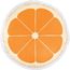 Strandhandtuch aus Mikrofaser (160 g/m²) Cody (orange) (Art.-Nr. CA634326)