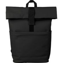 PU-Lederrucksack Senta (Schwarz) (Art.-Nr. CA638398)