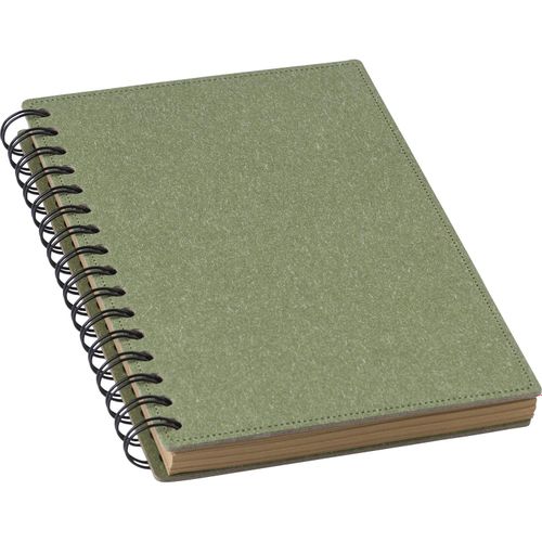 Hardcover-Notizbuch aus recyceltem Karton Caleb (Art.-Nr. CA649596) - Hardcover-Notizbuch aus recyceltem...