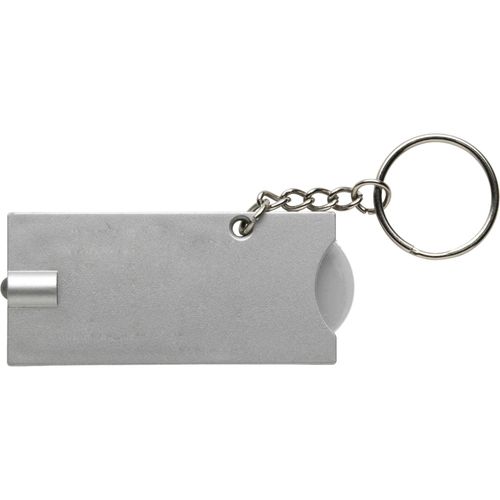 Schlüsselanhänger aus Kunststoff Madeleine (Art.-Nr. CA652037) - Schlüsselanhänger aus Kunststoff, m...