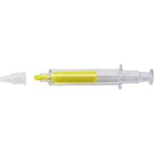 Textmarker 'Pharma' aus Kunststoff (gelb) (Art.-Nr. CA654698)