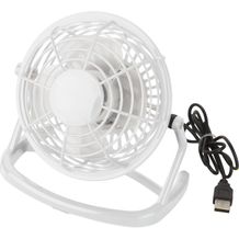 USB-Ventilator aus Kunststoff Preston (weiß) (Art.-Nr. CA654923)
