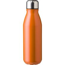 Recycelte Aluminiumflasche (550 ml) Adalyn (orange) (Art.-Nr. CA655310)