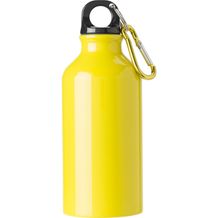 Trinkflasche aus Aluminium Santiago (gelb) (Art.-Nr. CA671110)