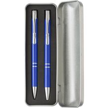 Stifte-Set aus Aluminium Zahir (kobaltblau) (Art.-Nr. CA671393)