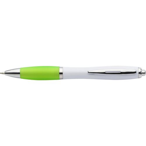 Kugelschreiber aus Kunststoff Swansea (Art.-Nr. CA672546) - Kugelschreiber aus Kunststoff, Metall-Cl...