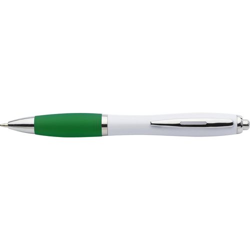 Kugelschreiber aus Kunststoff Swansea (Art.-Nr. CA673966) - Kugelschreiber aus Kunststoff, Metall-Cl...