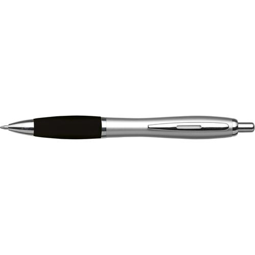 Kugelschreiber aus Kunststoff Cardiff (Art.-Nr. CA689504) - Kugelschreiber aus Kunststoff, Metall-Cl...