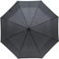 RegenschirmIn The Rain' aus Pongee-Seide Amisha (Schwarz) (Art.-Nr. CA691081)