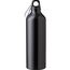 Aluminium-Recyclingflasche (750 ml) Gerda (Schwarz) (Art.-Nr. CA702706)