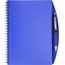 Notizbuch aus Kunststoff Solana (blau) (Art.-Nr. CA703785)