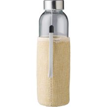 Trinkflasche aus Glas (500 ml) Kaydence (Braun) (Art.-Nr. CA710444)