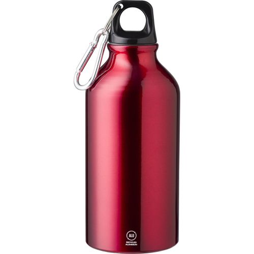 Aluminium-Recycling-Flasche (400 ml) Erich (Art.-Nr. CA713437) - Recycelte Aluminiumflasche (400 ml) mit...