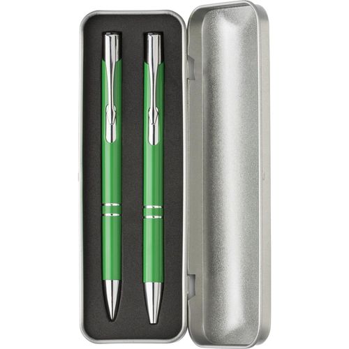 Stifte-Set aus Aluminium Zahir (Art.-Nr. CA730022) - Stifte-Set aus Aluminium, bestehend aus...