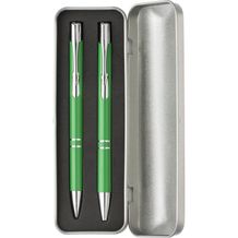Stifte-Set aus Aluminium Zahir (hellgrün) (Art.-Nr. CA730022)