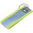Reflektierender Polyester-Schlüsselanhänger Aliyah (gelb) (Art.-Nr. CA731647)