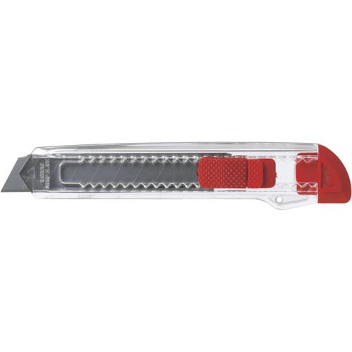 Cutter-Messer aus Kunststoff Khia (Art.-Nr. CA745630) - Cuttermesser aus Kunststoff, transparent...