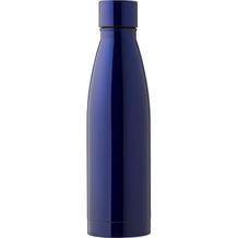 Doppelwandige Trinkflasche aus Edelstahl Marcelino (blau) (Art.-Nr. CA750773)