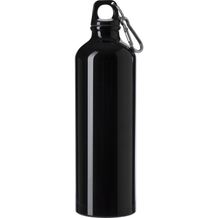 Trinkflasche(750 ml) aus Aluminium Gio (Schwarz) (Art.-Nr. CA770864)