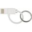Ladekabel mit USB, USB-C, Lightning Anschluss aus Kunststoff Elfriede (weiß) (Art.-Nr. CA773133)