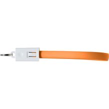 Ladekabel aus PVC mit Schlüsselbund Pierre (orange) (Art.-Nr. CA775680)