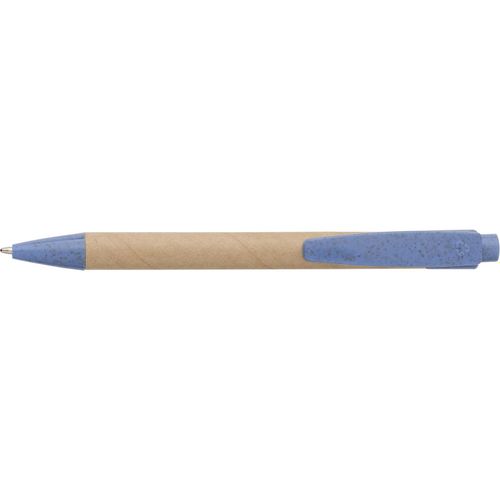 Kugelschreiber aus Karton und Weizenstroh Spencer (Art.-Nr. CA800049) - Kugelschreiber aus Karton und Weizenstro...