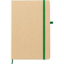 Notizbuch aus Papier Cora (grün) (Art.-Nr. CA802288)
