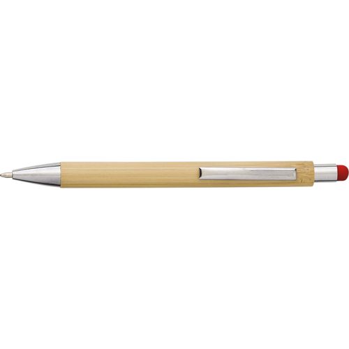 Kugelschreiber aus Bambus und Kunststoff Claire (Art.-Nr. CA813492) - Kugelschreiber aus Bambus mit Kunststoff...