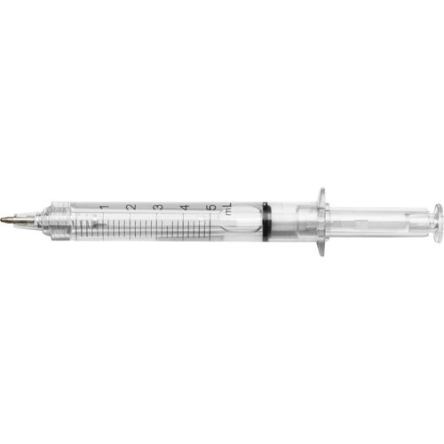 Kugelschreiber aus Kunststoff Dr. David (Art.-Nr. CA832347) - Kugelschreiber aus Kunststoff in Spritze...